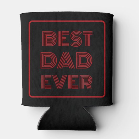 Best Dad Ever Script Custom Blikjeskoeler (Achterkant)