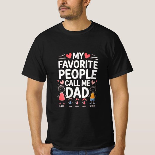 Best Dad Ever T-Shirt (Devant)