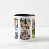 Best DAD ever Ten photo collage Mug (Centre)