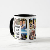 Best DAD ever Ten photo collage Mug (Devant gauche)