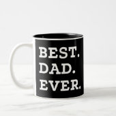 Best Dad Ever Tweekleurige Koffiemok (Links)