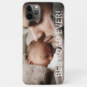 Best Dad Ever Vaderdag Foto Case-Mate iPhone Case (Achterkant)