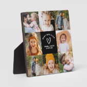 Best Dad Ever Vaderdag Photo Collage Fotoplaat (Voorkant)