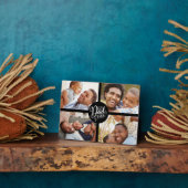 Best Dad Family Photo Plaque Fotoplaat (Zijkant)