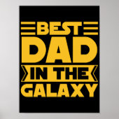 Best Dad In The Galaxy Poster (Voorkant)