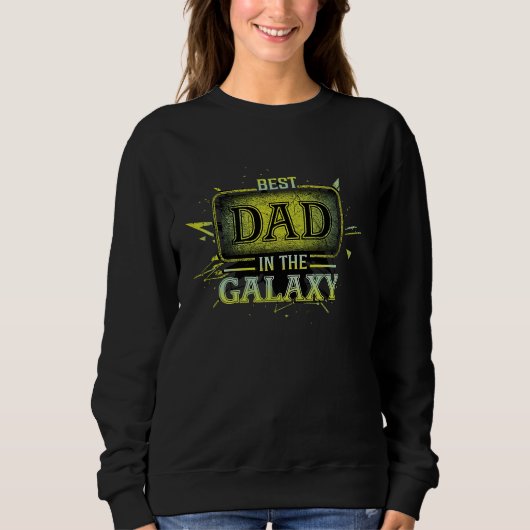 Best dad in the galaxy trui (Voorkant)