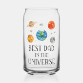 Best Dad in The Universe Funny Quote Fathers Day (Recto)