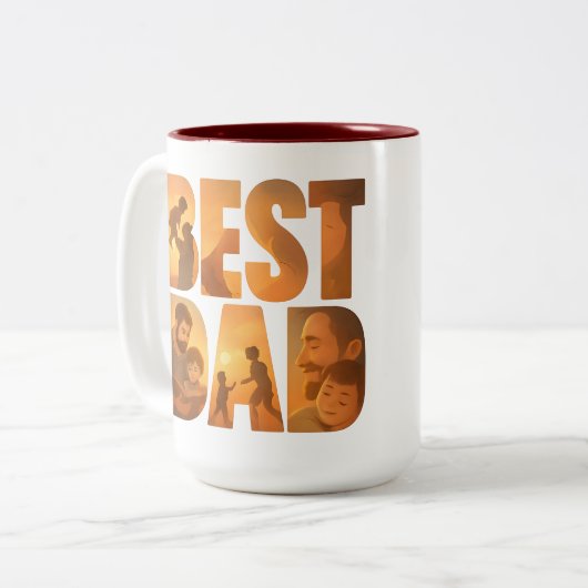 BEST DAD MUG (Devant gauche)