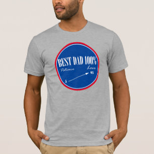 Best Dad Patience Arrow T-Shirt Top T-shirt