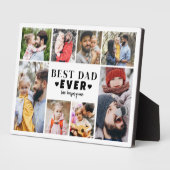 Best Dad Photo Collage Fotoplaat (Zijkant)