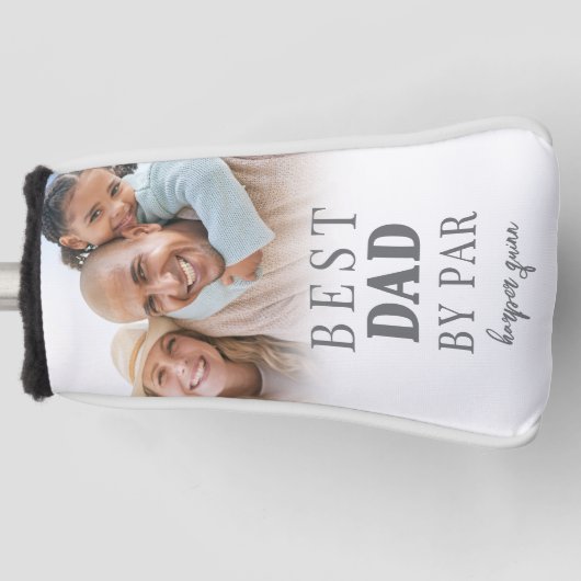Best Dad Photo Father Golfheadcover (Voorkant)