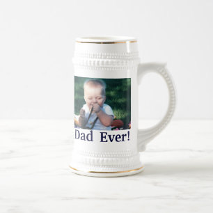 Best Dad Photo Stein Bierpul