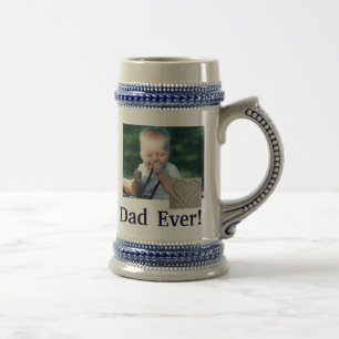 Best Dad Photo Stein Bierpul
