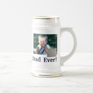 Best Dad Photo Stein Bierpul