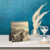 Best Dad Tabletop Plaque met Easel Fotoplaat (Insitu)