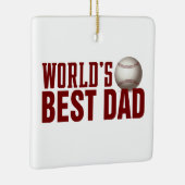 Best Dad Typography Baseball | ORNAMENT (Rechts)