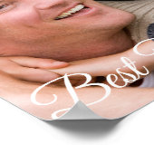 Best Dad Vaderdag Foto Poster (Hoek)