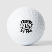 Best Dad van Par: A Golf Lover's Tribute Golfballen (Voorkant)