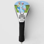 Best Dad van Par Golf Custom Photo Vaderdag Golfheadcover (Voorkant)