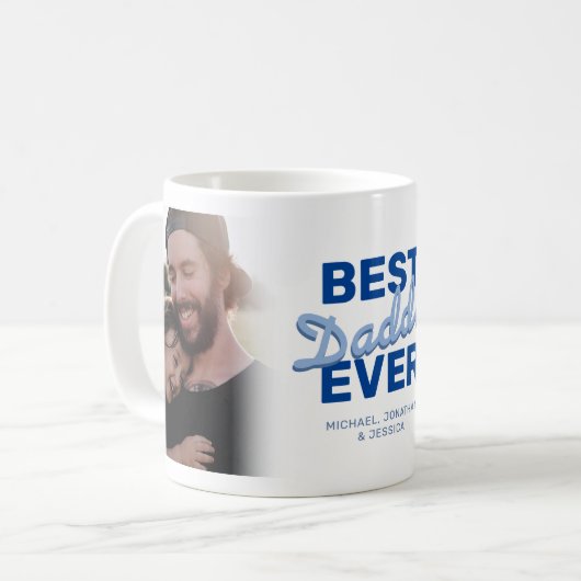 Best Daddy Ever 2 Photo Café Mug (Devant gauche)