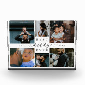 Best Daddy Ever Father's Day 6 Photo Collage Fotoblokken (Voorkant)