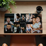 Best Daddy Ever | Father's Day 8 Photo Collage<br><div class="desc">Transform your father's workspace into a gallery of cherished memories with our Best Daddy Ever Photo Collage Desk Mat. This special, personalized gift is ideal for Father's Day, birthdays, or any occasion to celebrate your dad's unwavering love and support. Our desk mat features a simple yet elegant photo collage grid,...</div>