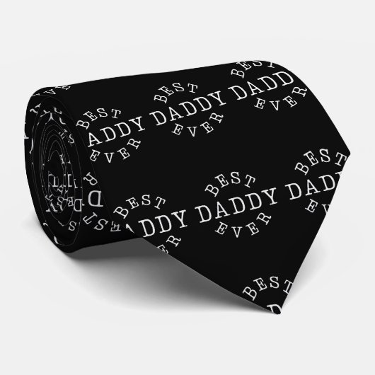 Best Daddy Ever Stropdas (Opgerold)