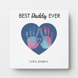 Best Daddy Ever Tabletop Plaque with Easel Fotoplaat