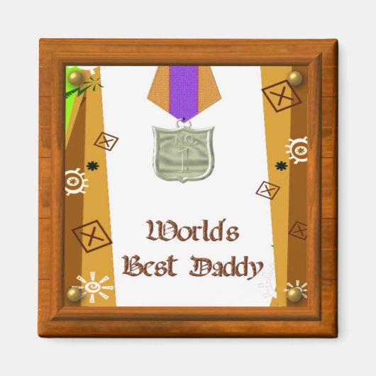 Best Daddy Magnet (Devant)