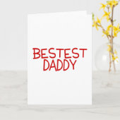 Best Daddy Red Kaart (Gele Bloem)