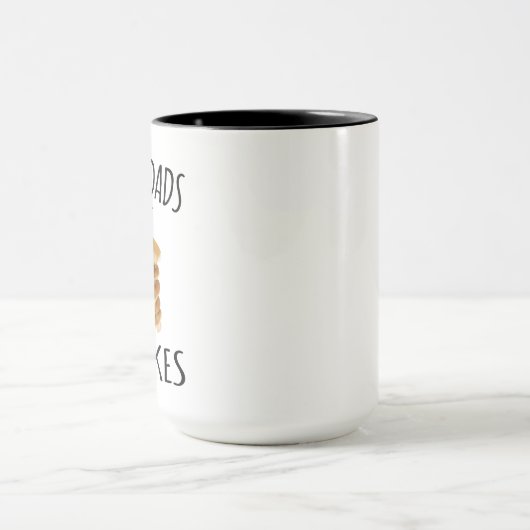 Best Dads Make Pancakes Mug, Father’s Day Coffee Mok (Midden)