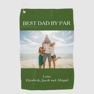 Best Day By Par Custom Photo Golfhanddoek