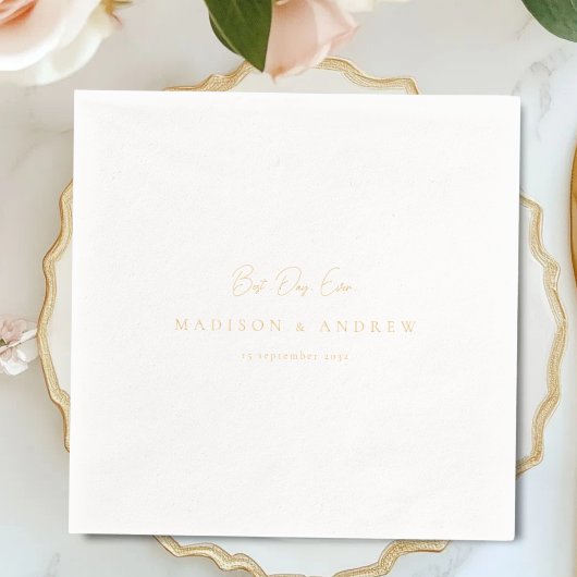 BEST DAY EVER! Modern Minimal Wedding
