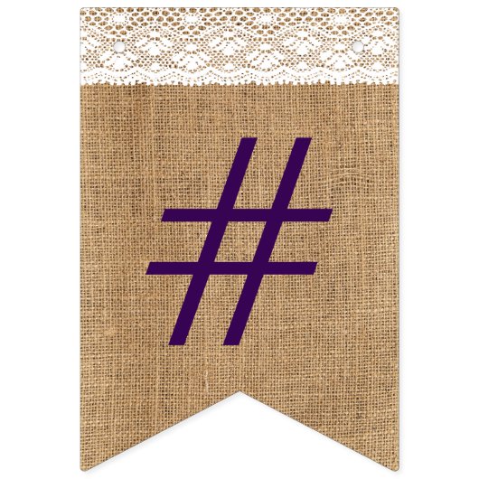 #Best Day Ever On Burlap and Lace Look Vlaggetjes (Eerste vlag)