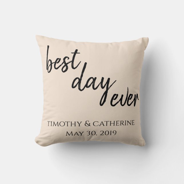 Best Day Ever Pillow Kussen (Voorkant)