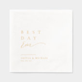 Best Day Ever Simply Typography Modern Wedding (Recto)