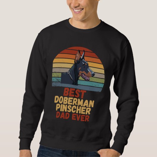 Best Doberman Pinscher Dad Ever Trui (Voorkant)