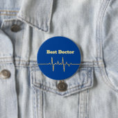 Best Doctor Golden Heart Rate Button (In situ)