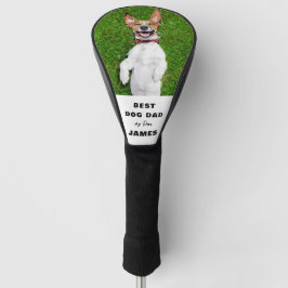 BEST DOG DAD Aangepaste Foto Vaderdag Golfheadcover