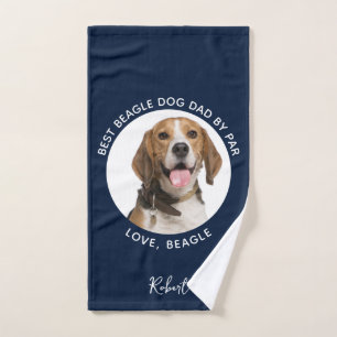 Best Dog Dad beroemd gemaakt door Far Pet Beagle Handdoek