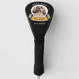 Best Dog Dad by Par Golfing Fathers Day Retro Golfheadcover