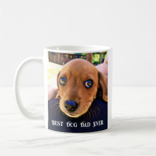 Best Dog Dad Edition Photo Pet Fun Puppy Coffee Mo Koffiemok
