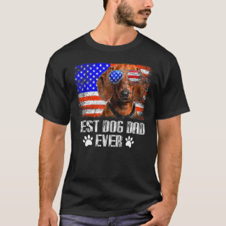 Best Dog Dad Ever Dachshund T-shirt