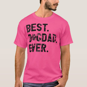 Best Dog Dad Ever Funny giften voor Hondenliefhebb T-shirt