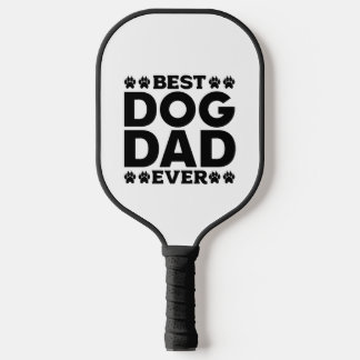 Best Dog Dad Ever - Hondenliefhebber & Hondeneigen Pickleball Paddle
