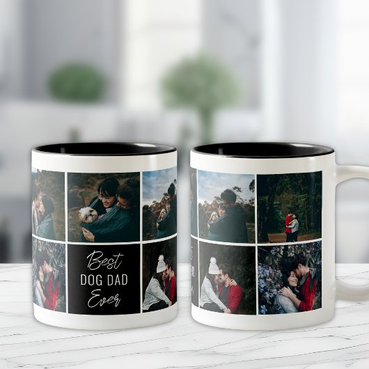 Best Dog Dad ever Personalized Photo Coffee Mok
