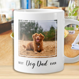 Best Dog Dad Oog Pet Photo Extra Grote Beker
