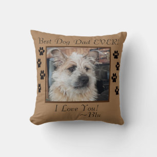 Best Dog Dad Personalized Kussen