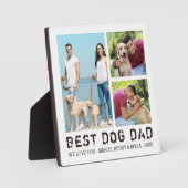 BEST DOG DAD Photo Collage Fotoplaat (Voorkant)