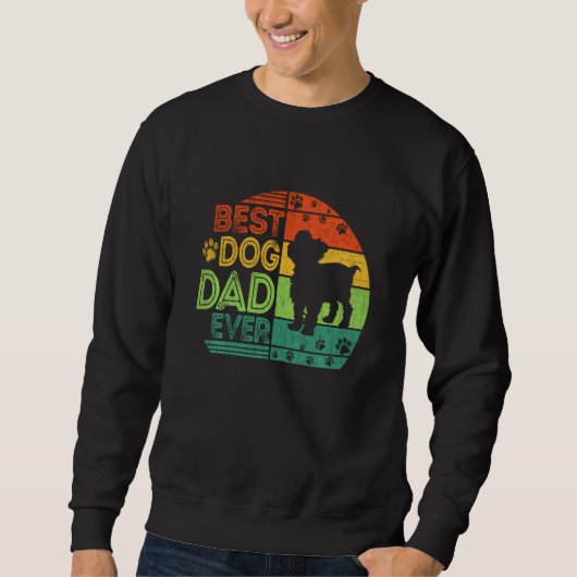 Best Dog Dad Shirt Yorkshire Terrier Dog Fath (Voorkant)